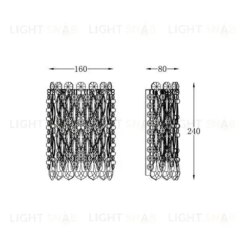 Настенный светильник (Бра) Marisa by Vele Luce VL3113W02