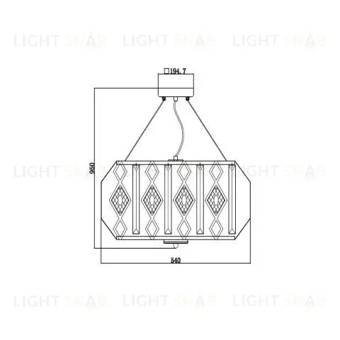 Подвесной светильник Buzzati by Vele Luce VL2181P06