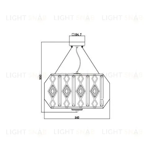 Подвесной светильник Buzzati by Vele Luce VL2181P08