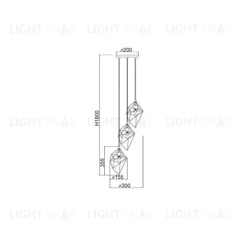 Подвесной светильник Tenero by Vele Luce VL1544P03