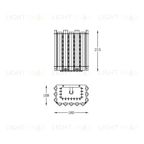 Настенный светильник (Бра) Lillian by Vele Luce VL3093W01