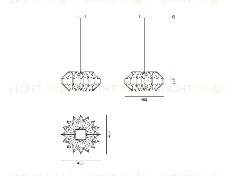 Подвесной светильник WUNI by Artemide 1663010A
