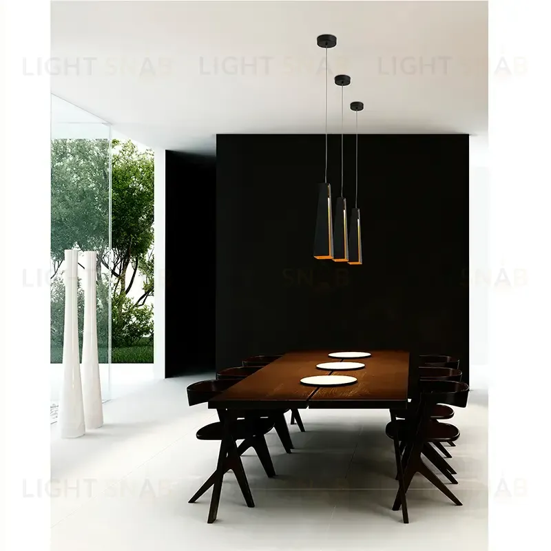 Подвесной светильник Faro Pluma black+gold 64172 64172