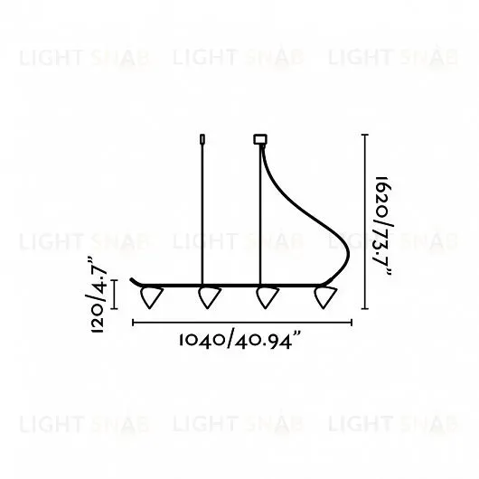 Подвесной светильник Faro Flash white 20203 20203