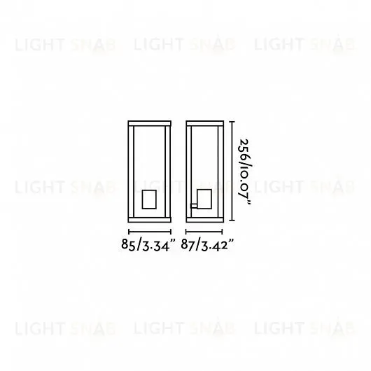 Уличный настенный светильник Tamashi dark grey 71303 71303