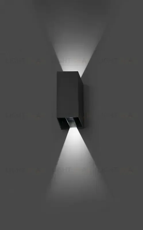 Уличный настенный светильник Blind dark grey 70634 70634