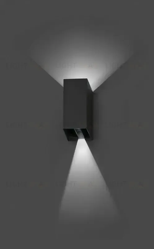 Уличный настенный светильник Blind dark grey 70634 70634