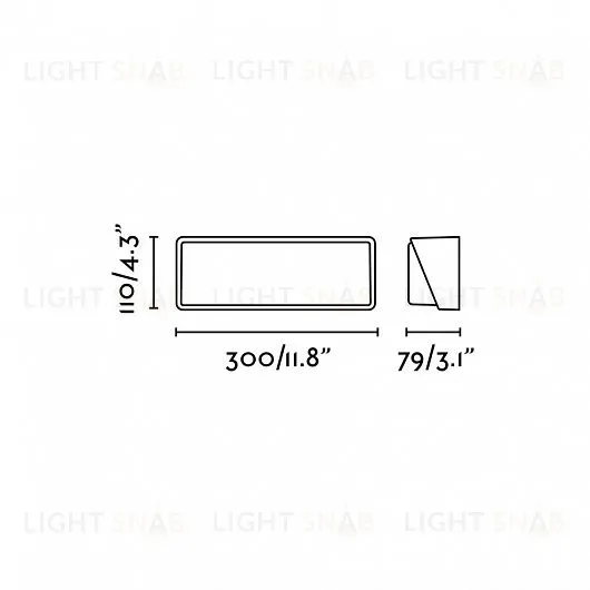 Уличный настенный светильник Half dark grey 71537 71537