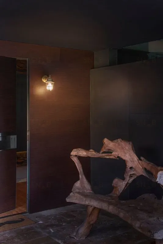 Уличный настенный светильник Nahir brass 70992 70992