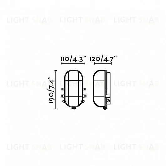 Уличный настенный светильник Cripta white 71002 71002