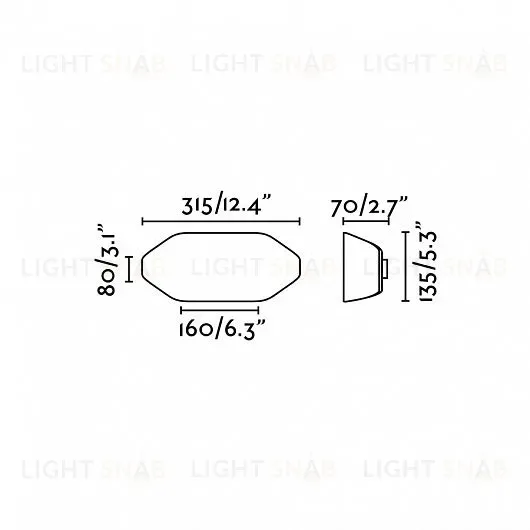 Уличный настенный светильник Future dark grey 71517 71517