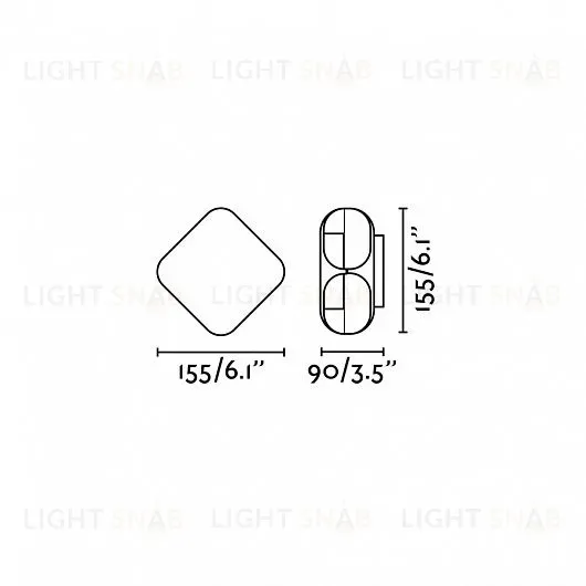 Уличный настенный светильник Bu-Oh dark grey 71212 71212