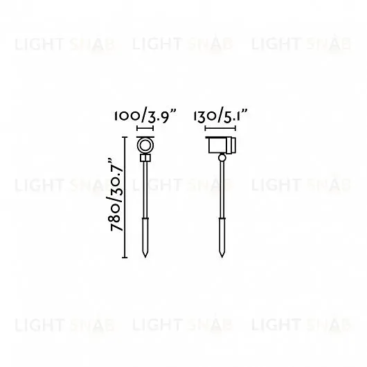 Прожектор уличный Foc dark grey 70159 70159