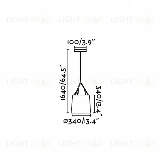 Подвесной светильник Faro Tree white 29865 29865