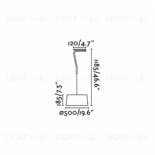 Подвесной светильник Faro Hotel chrome+black 29949 29949