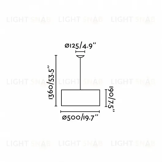 Подвесной светильник Faro Seven white 68284 68284