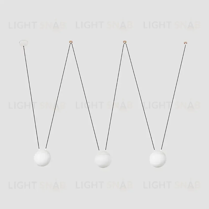 Подвесной светильник Faro Mine white 28375-3L 28375-3L