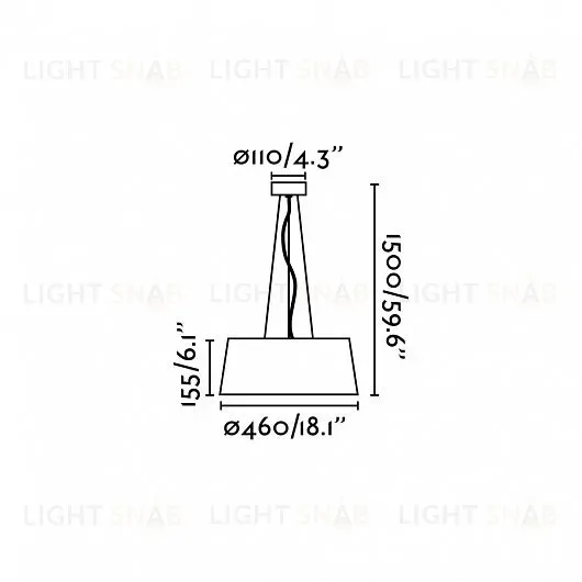 Подвесной светильник Faro Aina white 64174 64174