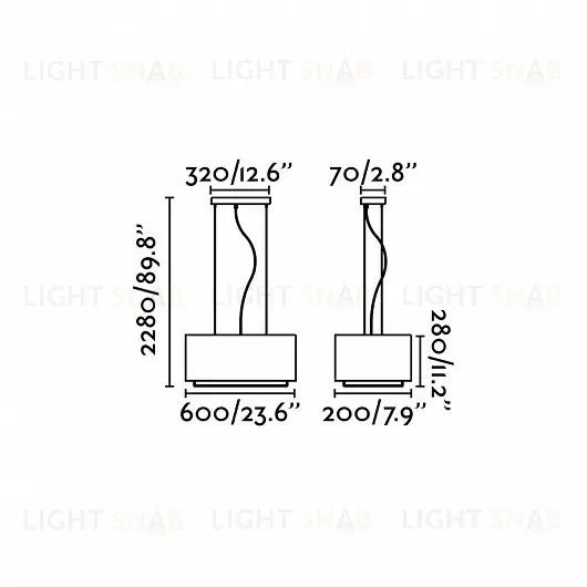 Подвесной светильник Faro Vesper white+beige 29986 29986