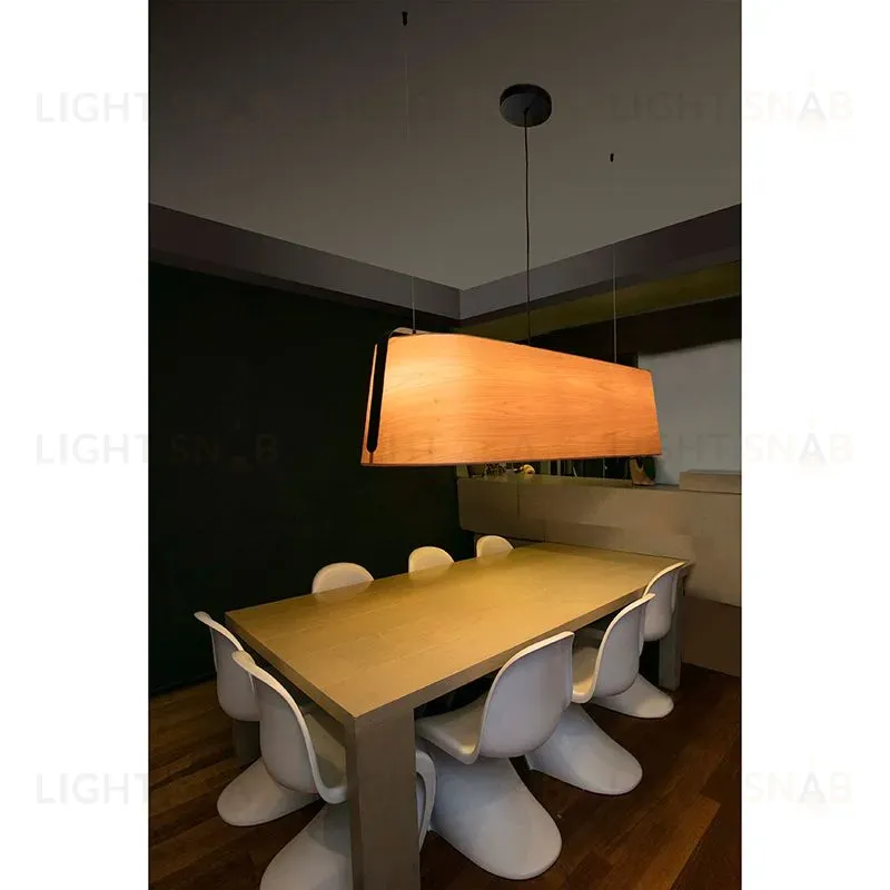 Подвесной светильник Faro Stood black+wood 29849 29849