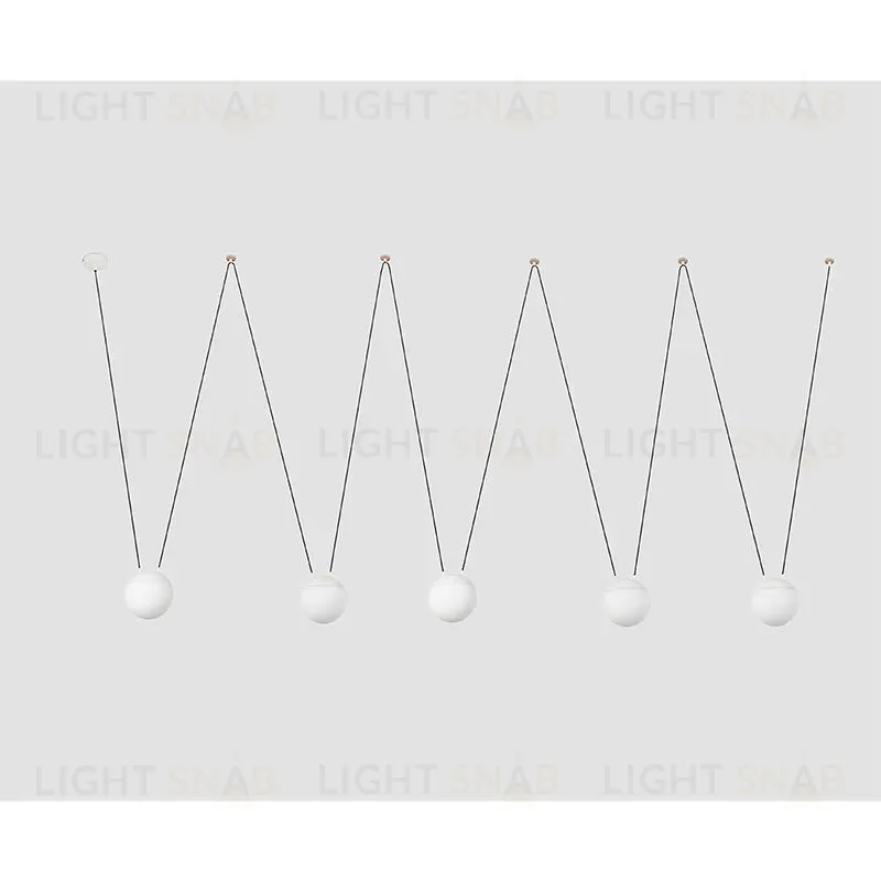 Подвесной светильник Faro Mine white 28209-5L 28209-5L