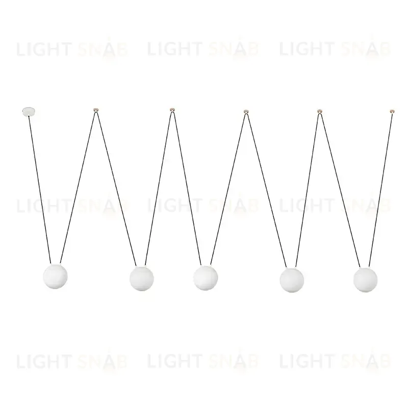 Подвесной светильник Faro Mine white 28209-5L 28209-5L