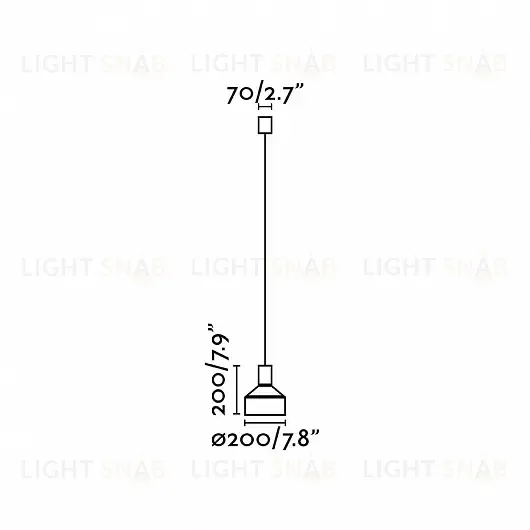Подвесной светильник Faro Kombo grey 68593-1L 68593-1L