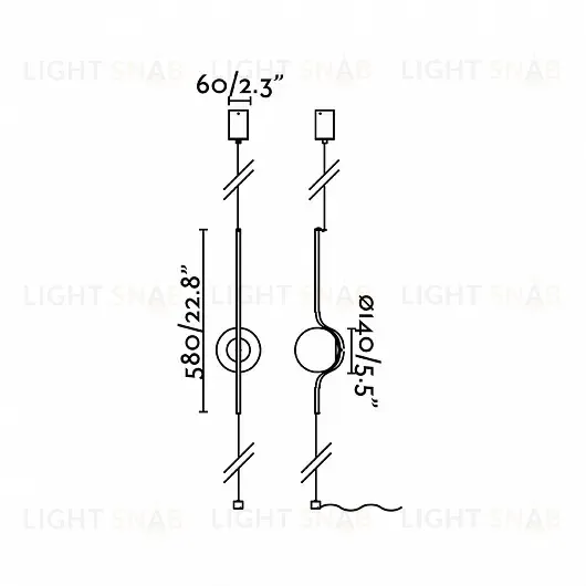 Подвесной светильник Faro Le Vita black 29699 29699