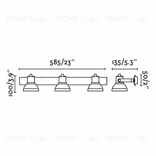 Спот Ring white 40556 40556
