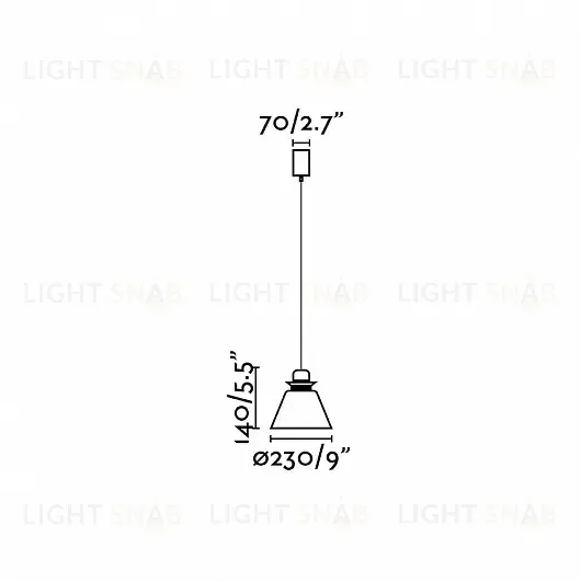 Подвесной светильник Faro Naos beige 64500 64500