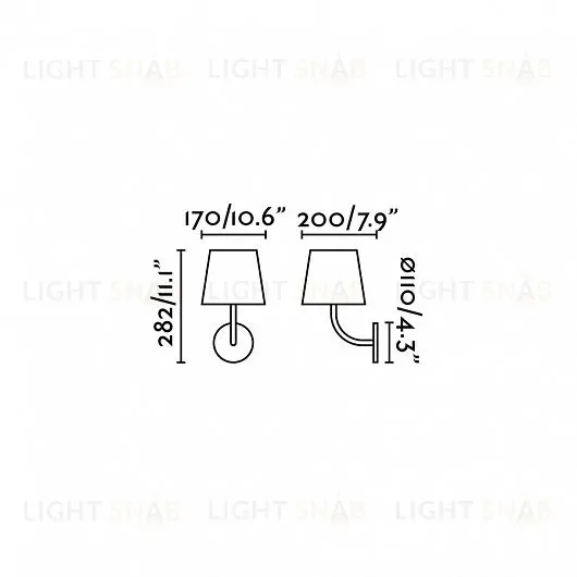 Уличный настенный светильник Toc white 70780 70780