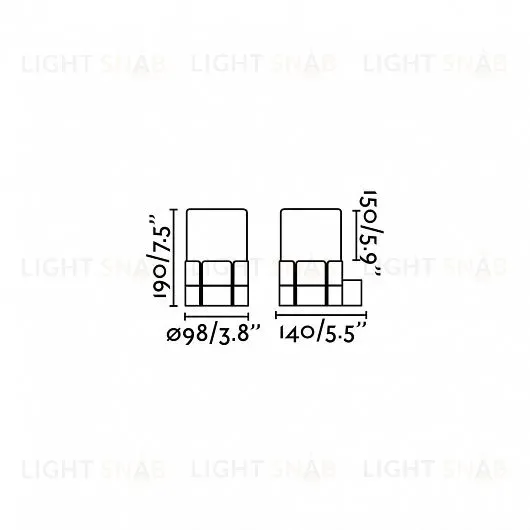 Уличный настенный светильник Tram white 75533 75533