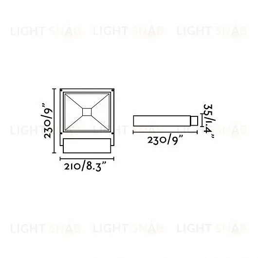 Прожектор уличный Karl dark grey 70261 70261