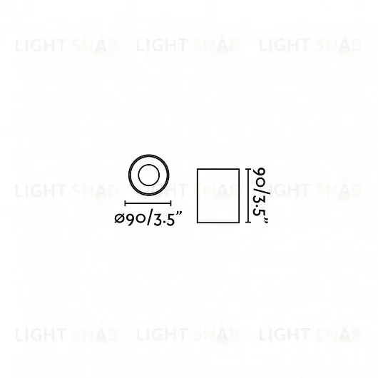 Потолочный уличный светильник Goz dark grey 70575 70575