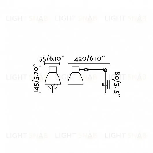 Светильник настенный Celia black 40070 40070