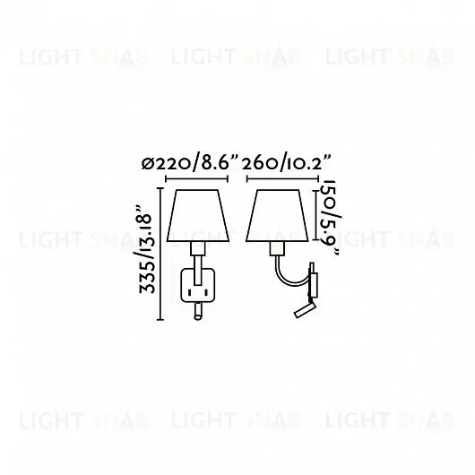 Светильник настенный Essential nickel+white 29341 29341