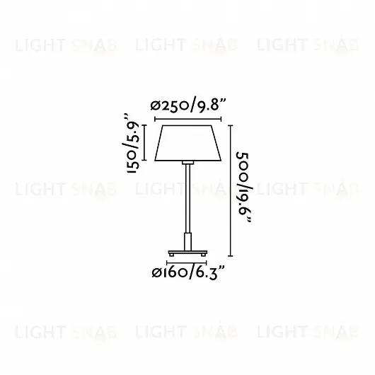 Лампа настольная Mitic nickel+beige 68417 68417