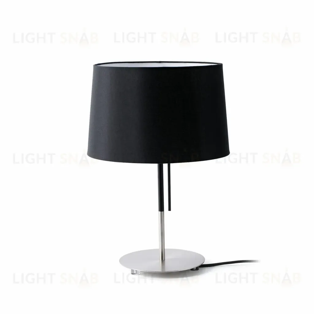Лампа настольная Volta nickel+black 20026 20026