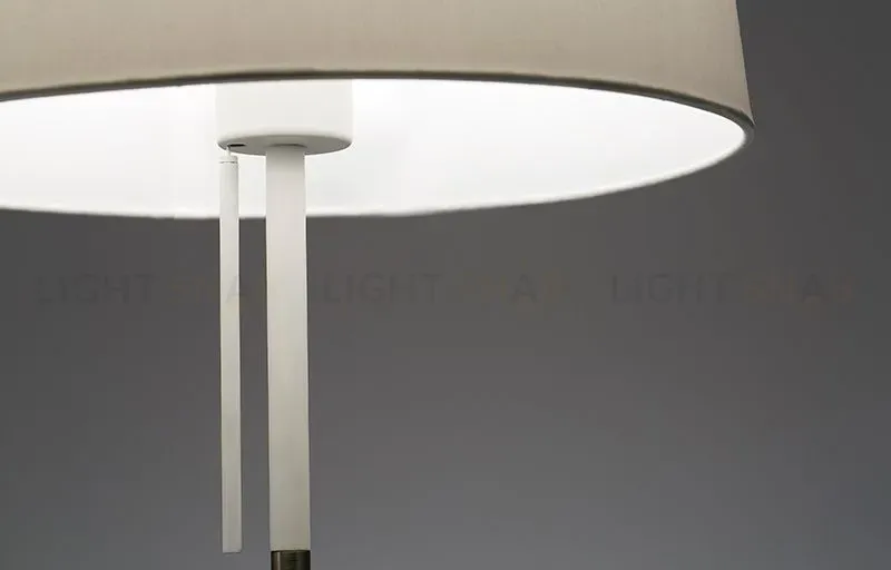 Лампа настольная Volta nickel+white 20025 20025