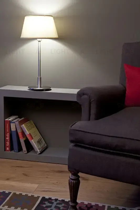 Лампа настольная Mitic nickel+beige 68417 68417