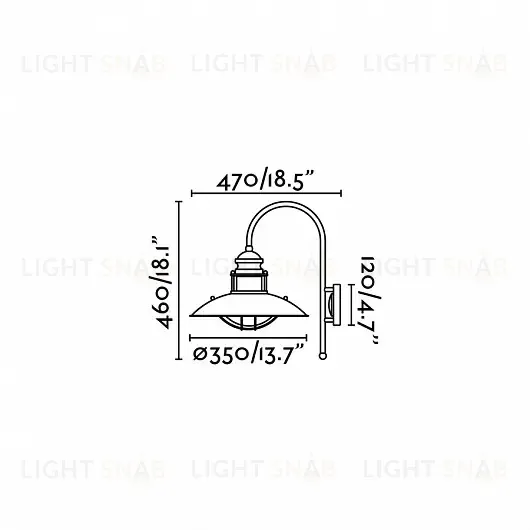 Светильник настенный Winch pale brown 66201 66201
