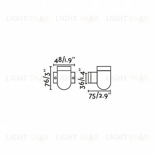 Светильник настенный Sera white 62302 62302
