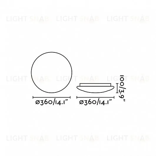 Светильник потолочный Ronda white 63310 63310