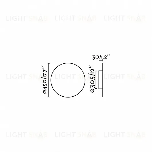 Светильник настенный Board black 01041 01041