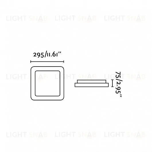 Светильник потолочный Iris grey 63394 63394