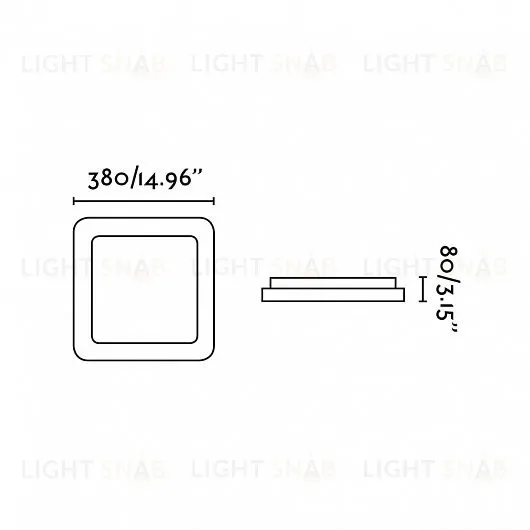 Светильник потолочный Iris grey 63395 63395