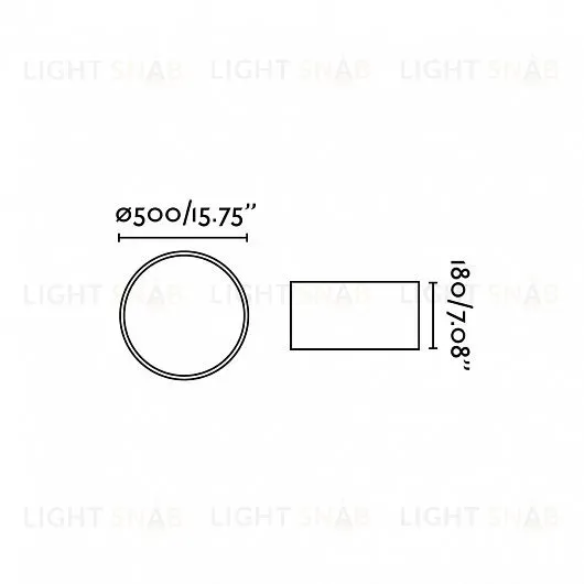 Светильник потолочный Seven white 68317 68317