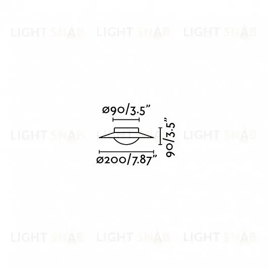 Светильник потолочный Side white+nickel 62133 62133