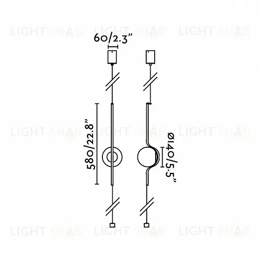 Подвесной светильник Faro Le Vita gold 29694 29694