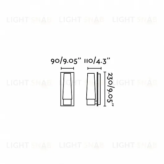 Светильник настенный Doka chrome 63322 63322